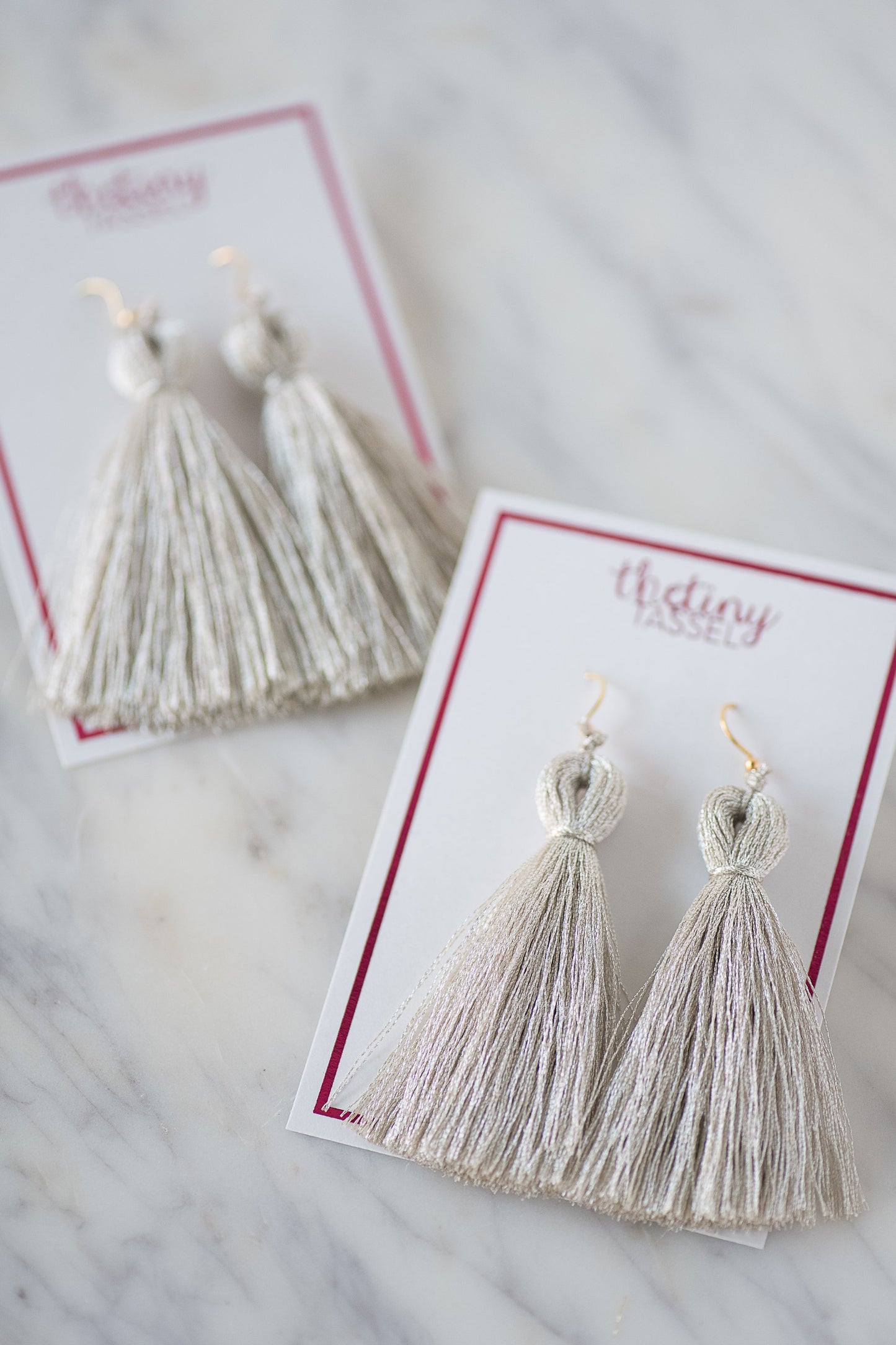 The St. Margaret Tassel Earring in Silver