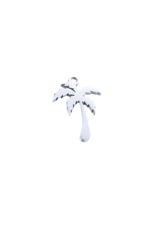 The Palm Tree Charm in Silver