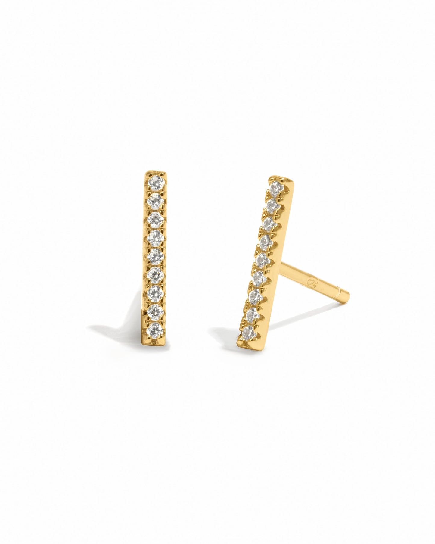 Pavé Bar Studs