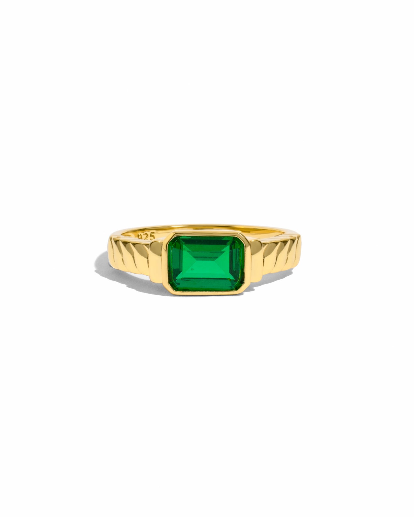 Emerald Statement Ring