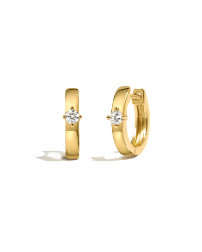 Bella Huggie Hoop Earrings