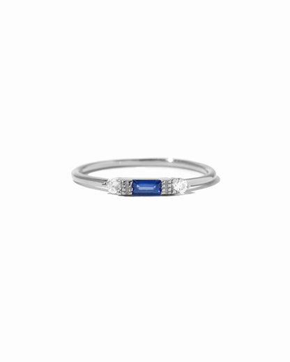 Sapphire Baguette Ring