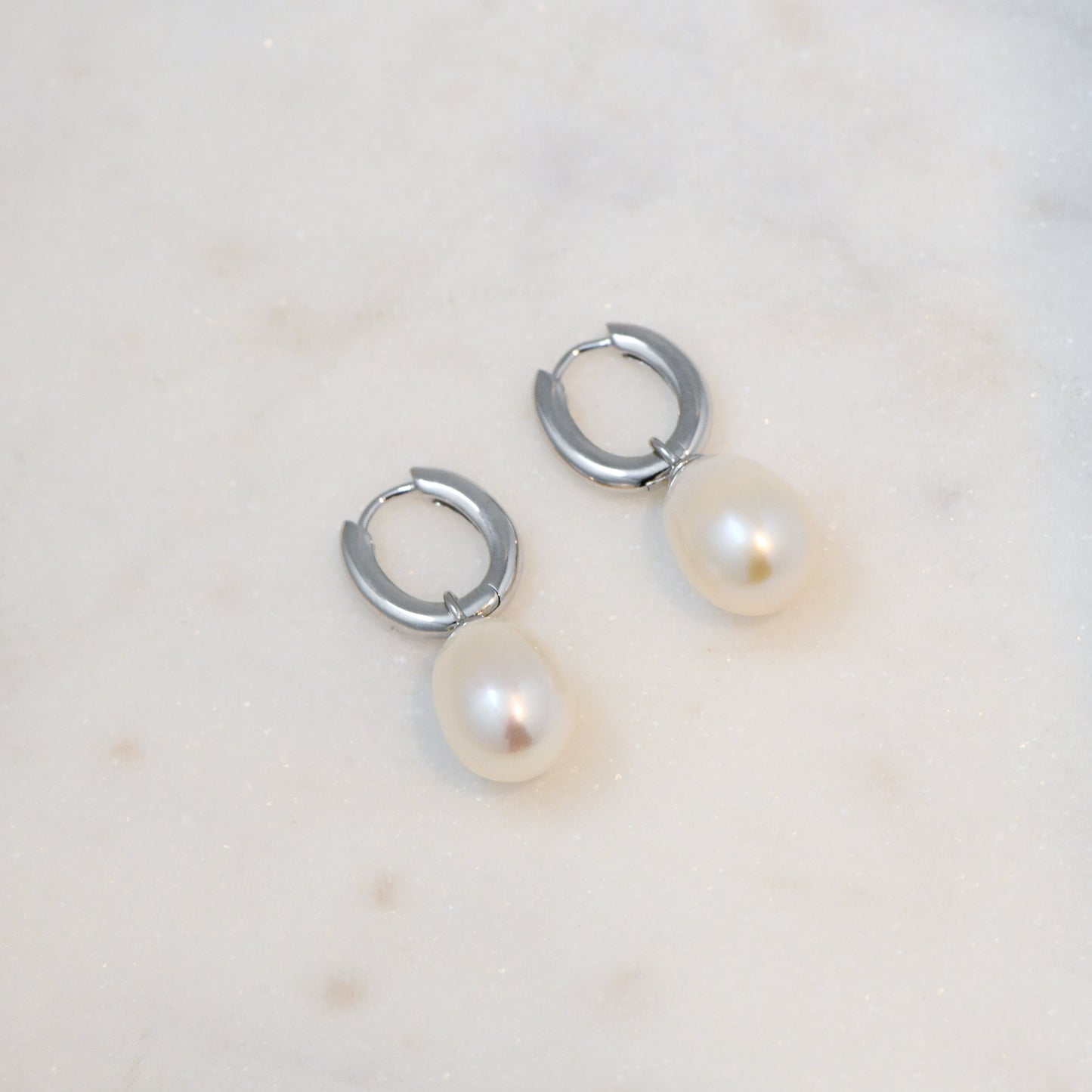 Pearl Charm Earrings