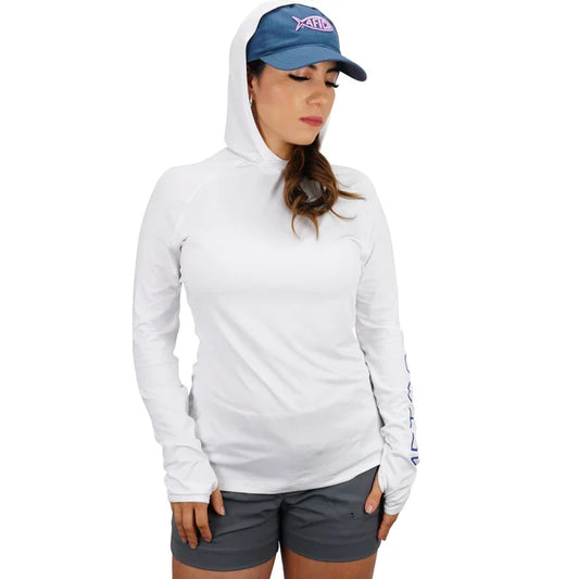 AFTCO Women's Samurai Hood Performance Long Sleeve Shirt