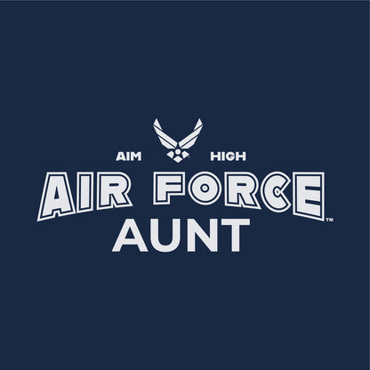 Air Force Aunt Women's T-Shirt (Navy)