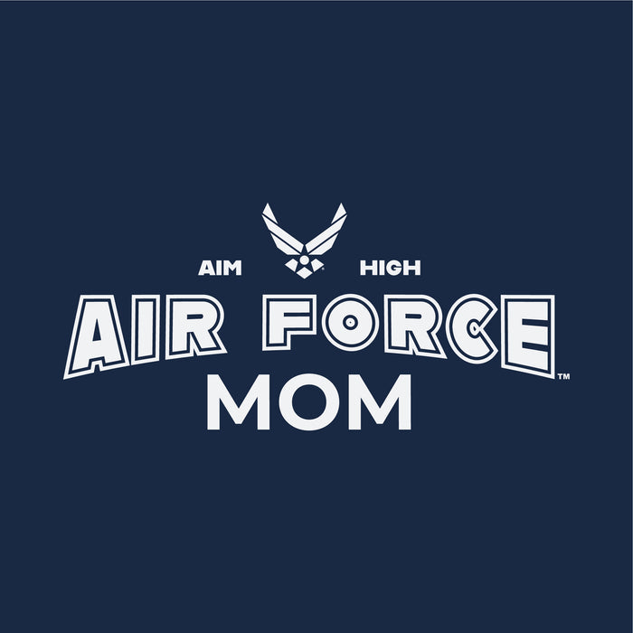 Air Force Mom Ladies T-Shirt (Navy)