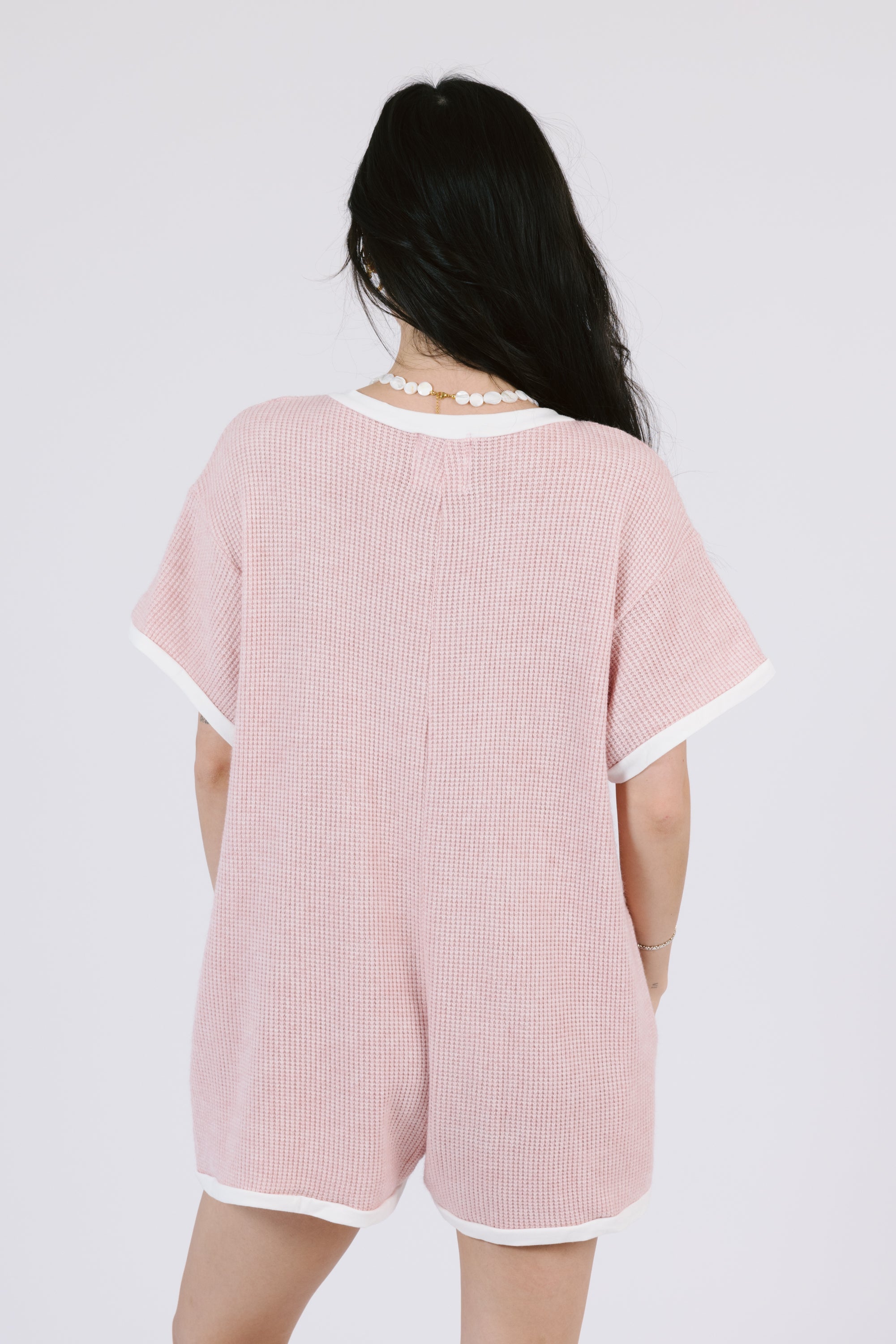 Pink Whisper Romper