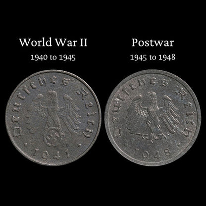Allied Occupied Germany, Post-WWII, 10 Reichspfennig - 1945 to 1948 - World War II