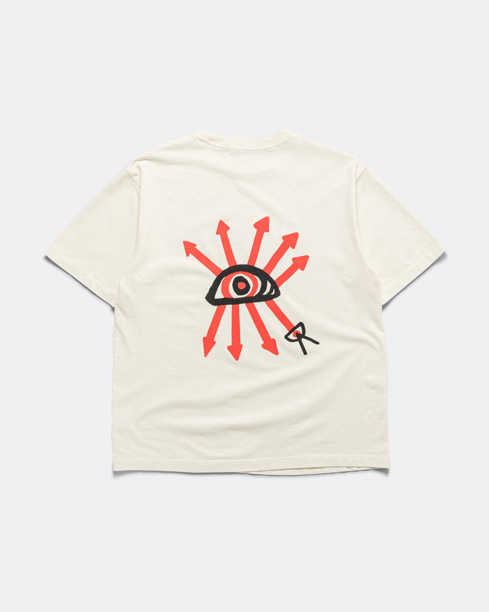 Arrow Eye California Cotton Tee - Vintage White