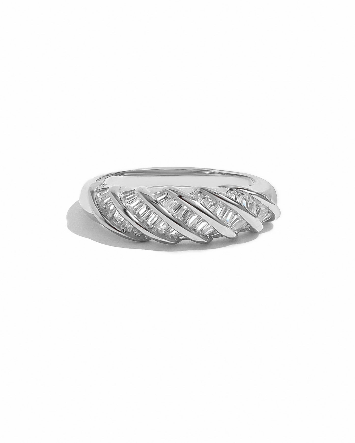 Baguette Croissant Ring