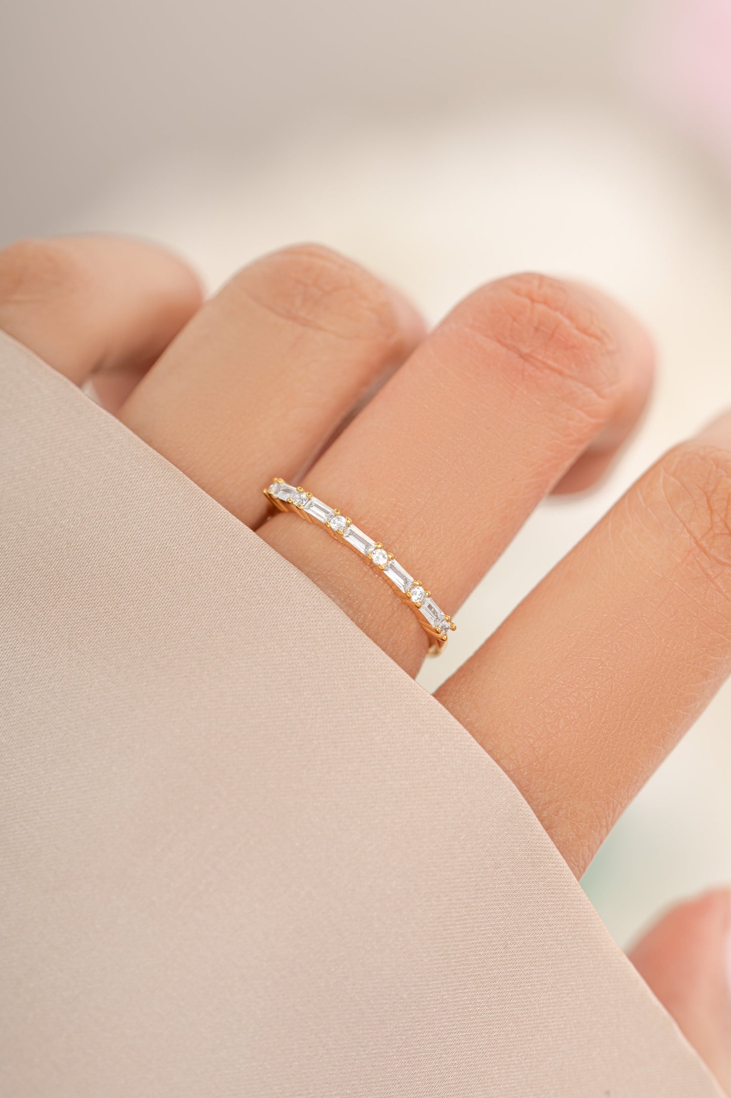 Baguette Stacking Ring