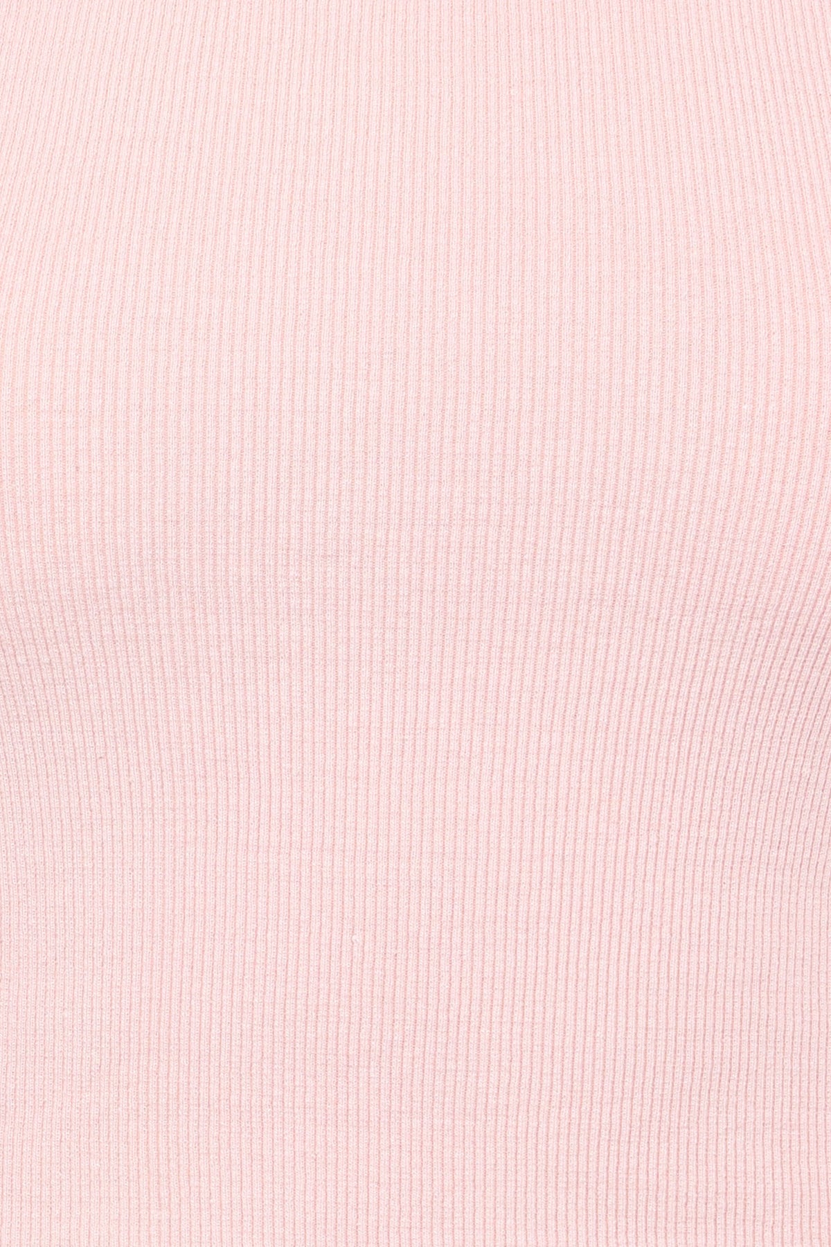 Ari Ribbed Tank Top - Petal Pink