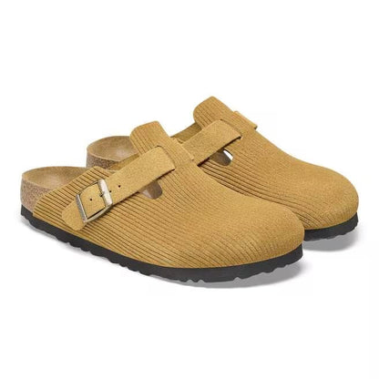 Birkenstock Women's Boston Cord Clogs - Cork Brown - 1026183