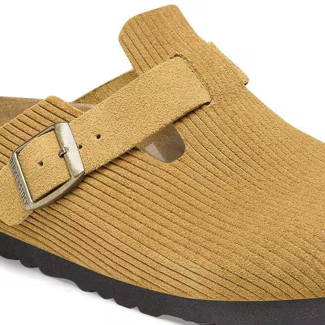 Birkenstock Women's Boston Cord Clogs - Cork Brown - 1026183