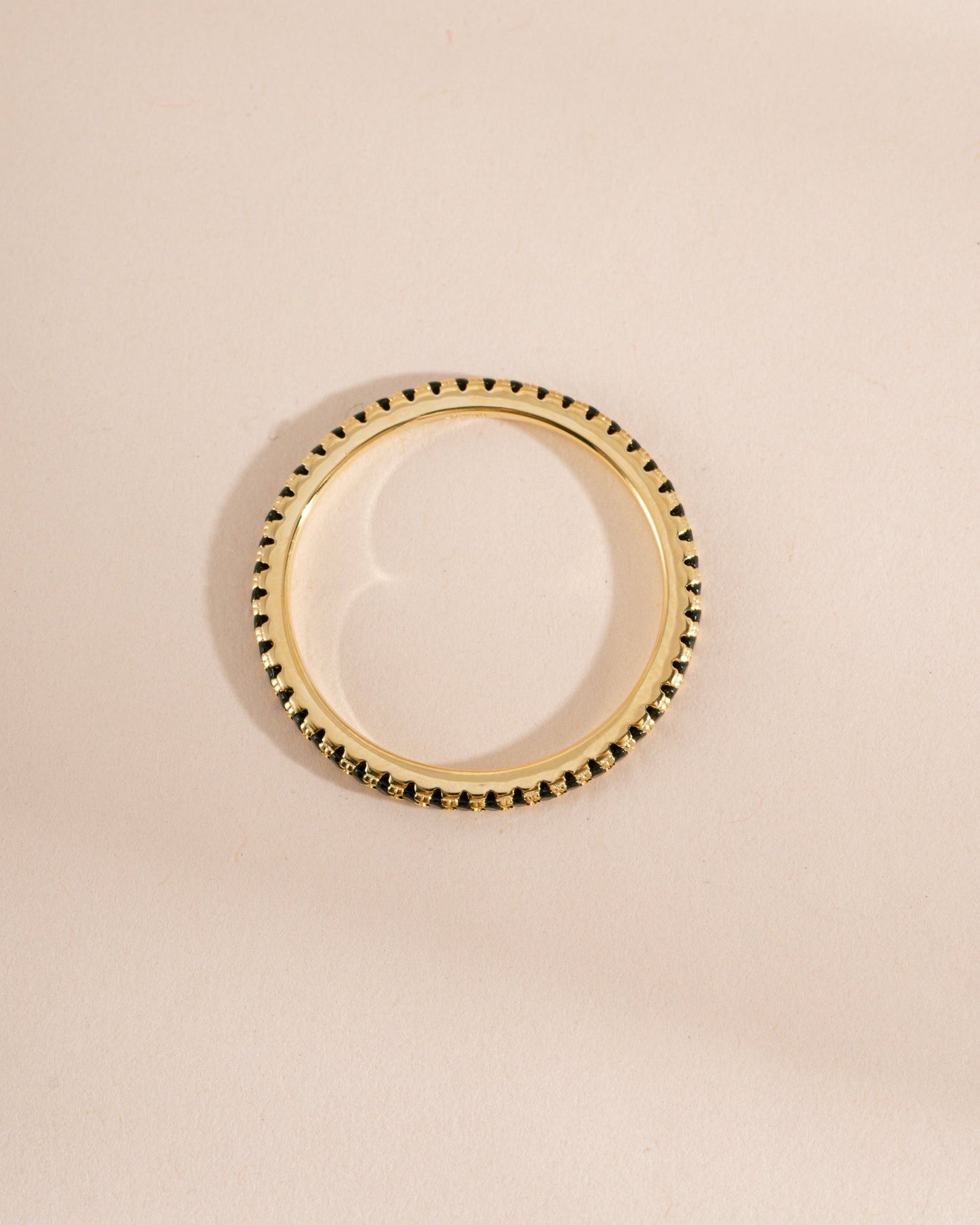 Black CZ Eternity Ring