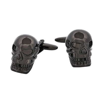 Black plated Skull Cufflinks