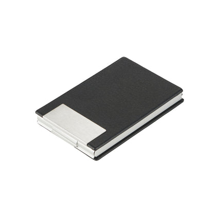 Black Pu Business Aluminum Card Holder