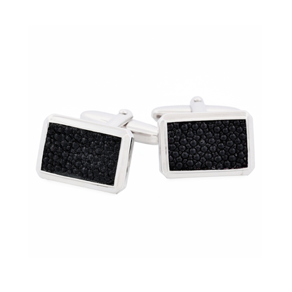 Black Stingray Cufflinks