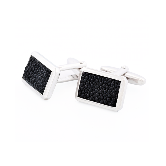 Black Stingray Cufflinks