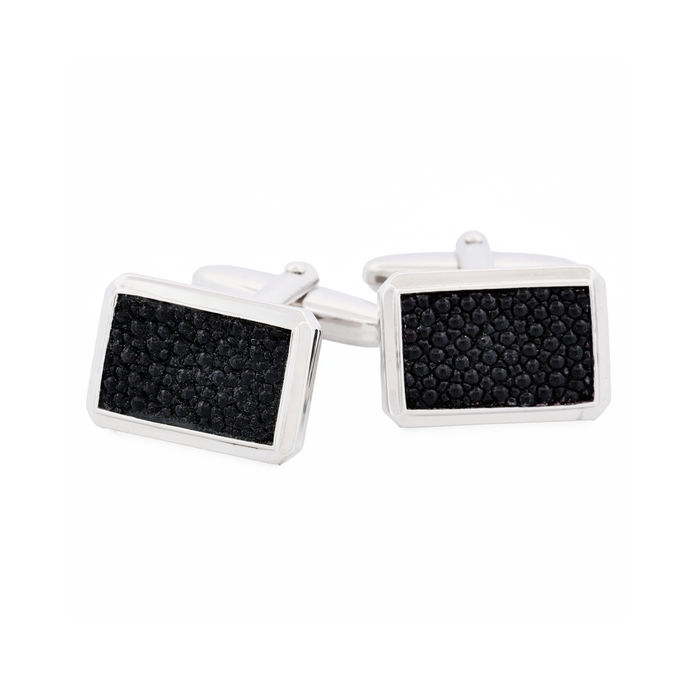 Black Stingray Cufflinks