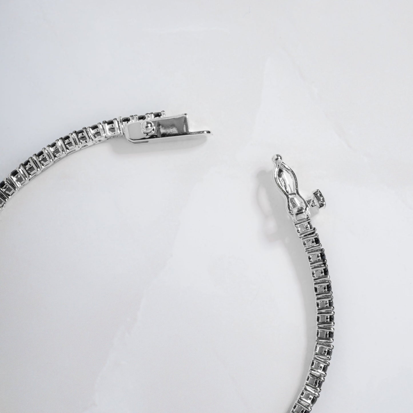 Black Tennis Bracelet