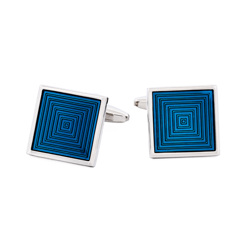 Blue enamel Cufflinks