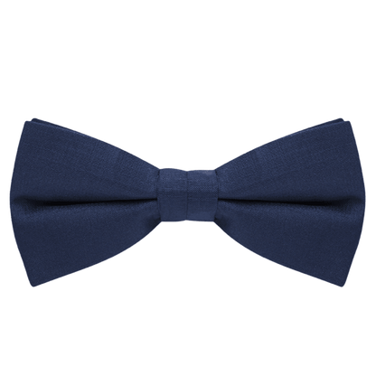 Bow Plain Satin - Midnight - Harrys for Menswear