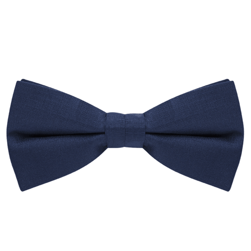 Bow Plain Satin - Midnight - Harrys for Menswear