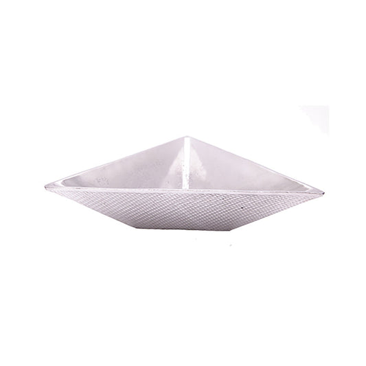Bowl - 18" Triangle Deep Pewter
