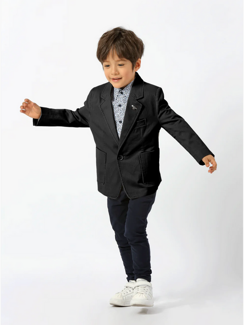 ### Boys Ledger Cotton Sports Jacket

Smart, stylish and made for every occasion, the **Ledger Cotton Sports Jacket** is a modern wardrobe essential for young gentlemen. Crafted from premium cotton with a comfortable tailored fit, this versatile blazer is perfect for dressing up without sacrificing comfort.

Whether it's a wedding, birthday celebration, family photos, school event or smart-casual outing, the Ledger Sports Jacket adds effortless style to any outfit. Pair it with the matching **Le