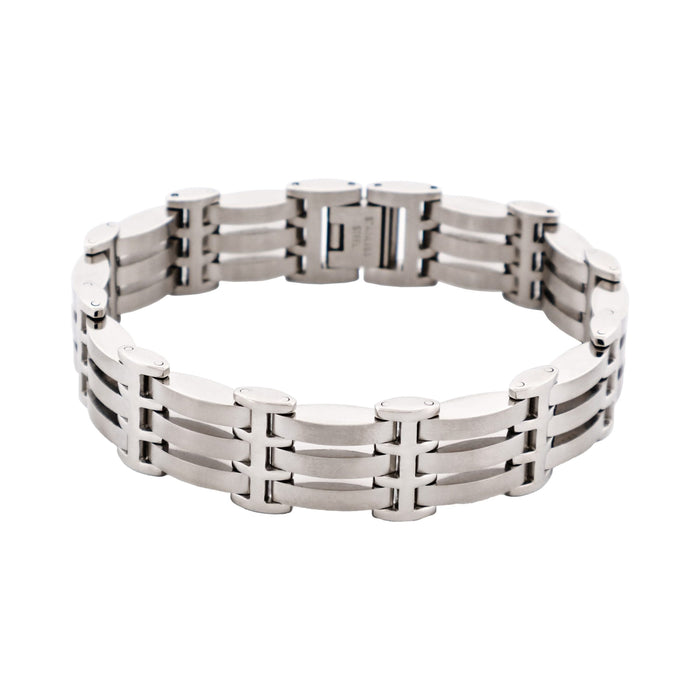 Brushed Stainless Steel Watch Band Bracelet