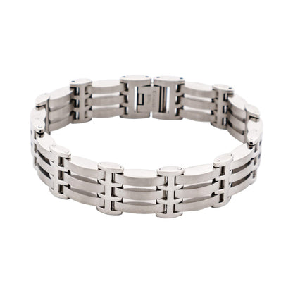Brushed Stainless Steel Watch Band Bracelet