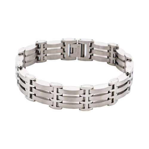 Brushed Stainless Steel Watch Band Bracelet