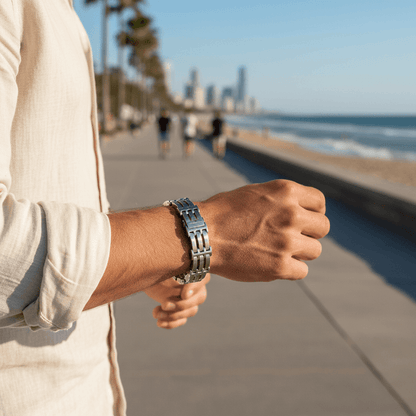 Brushed Stainless Steel Watch Band Bracelet