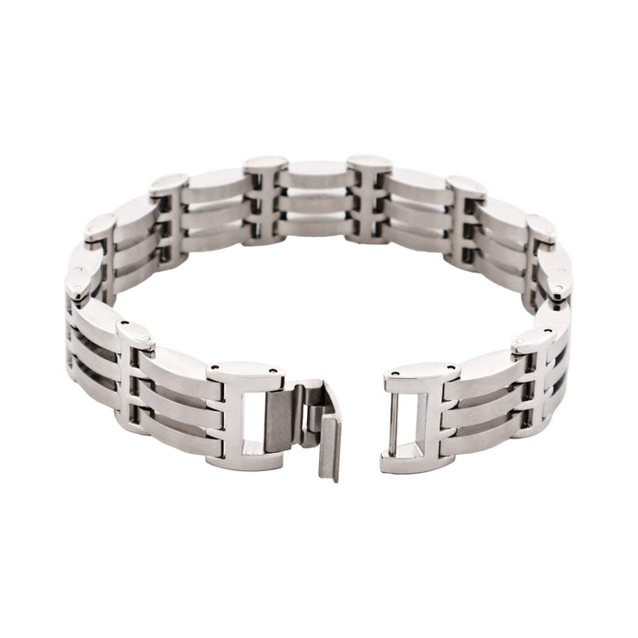 Brushed Stainless Steel Watch Band Bracelet