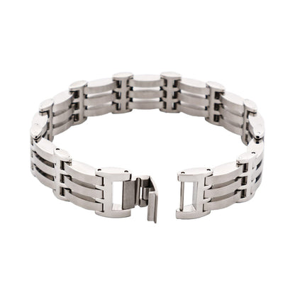 Brushed Stainless Steel Watch Band Bracelet