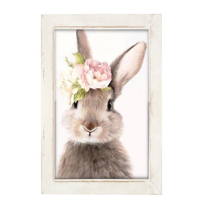 Bunny with Peonies