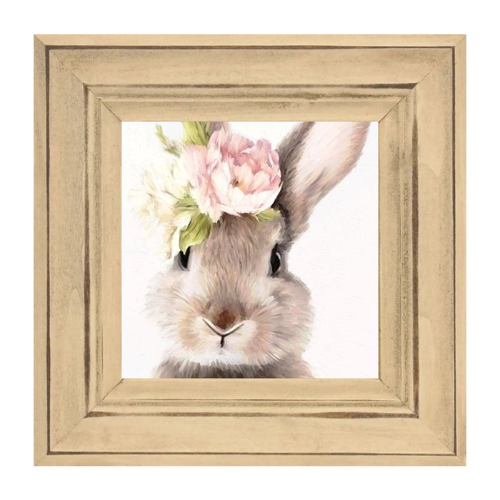Bunny with Peonies