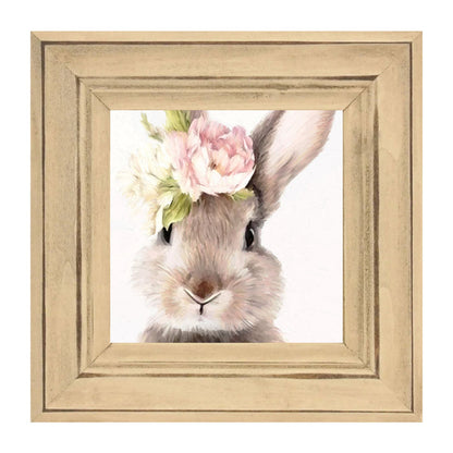 Bunny with Peonies