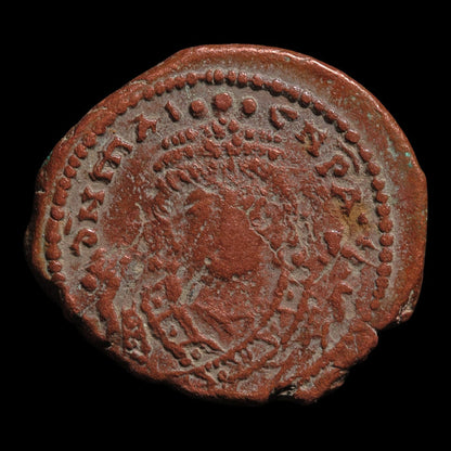 Byzantine Empire, Emperor Maurice Tiberius, AE Decanummium (Sear 537) - 597 to 598 CE - Byzantine Empire