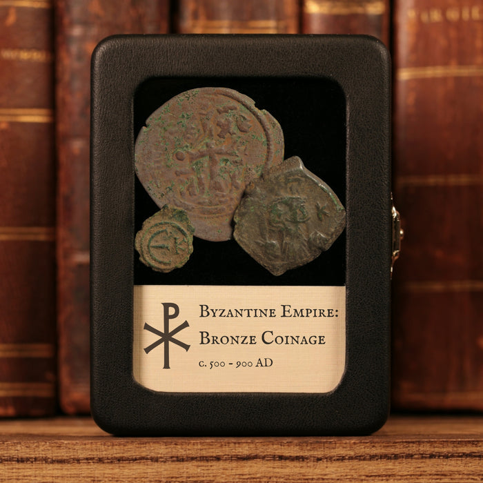 Byzantine Empire, Lot of 3 Copper Issues - c. 500 to 900 CE - Byzantine Empire