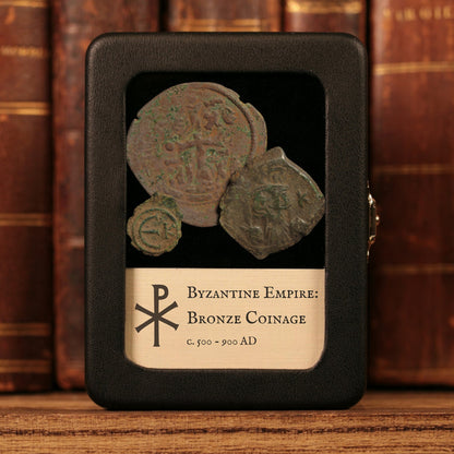 Byzantine Empire, Lot of 3 Copper Issues - c. 500 to 900 CE - Byzantine Empire