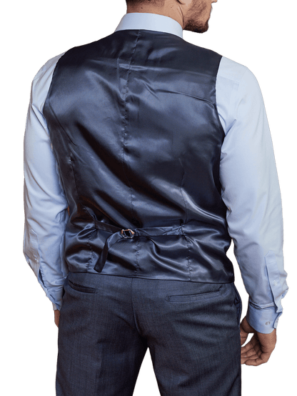 C2 - Navy - Saul Waist Coat - Harrys for Menswear