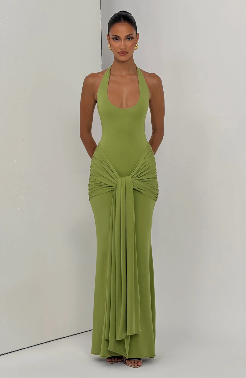 Veneda Maxi Dress - Olive