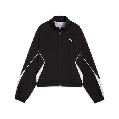Campera Puma Sport Relaxed Woven Full-Zip Jacket de Mujer