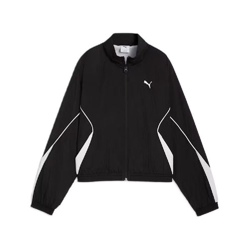 Campera Puma Sport Relaxed Woven Full-Zip Jacket de Mujer