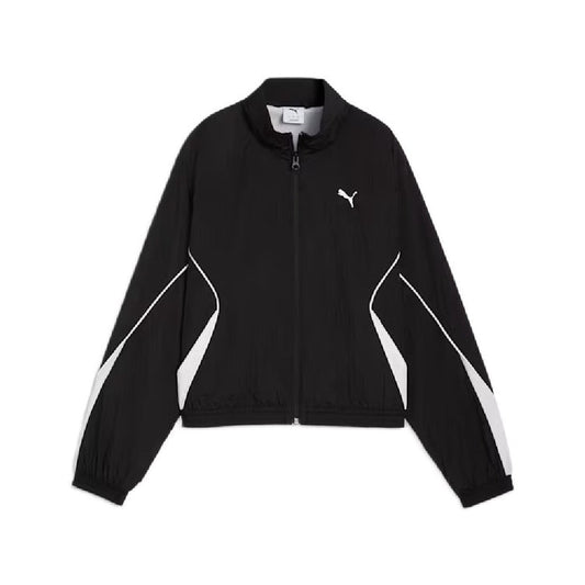 Campera Puma Sport Relaxed Woven Full-Zip Jacket de Mujer