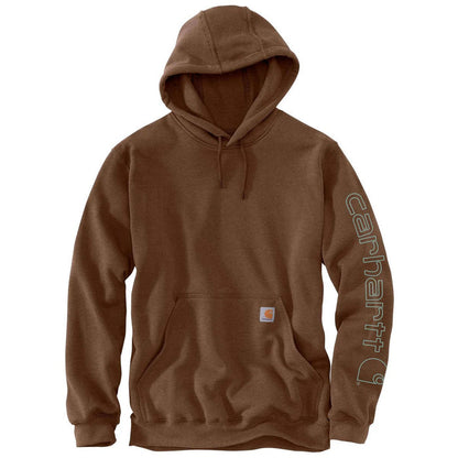 Carhartt Men's Midweight Logo Hooded Sweatshirt