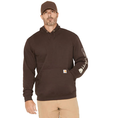 Carhartt Men's Midweight Logo Hooded Sweatshirt