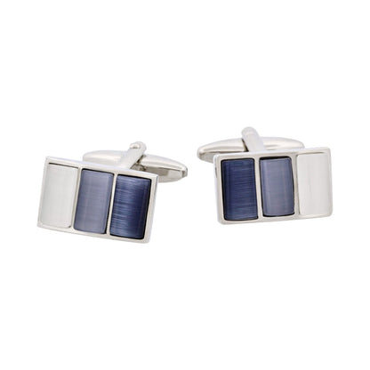 Cat's eye Cufflinks multi grey